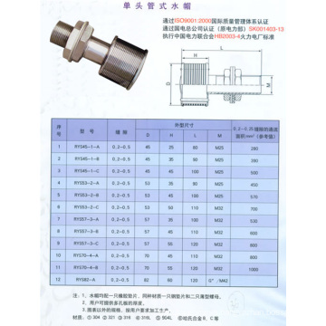 Ss 316 Resin Trap V-Wire Sand Filter Nozzle for Water Filter